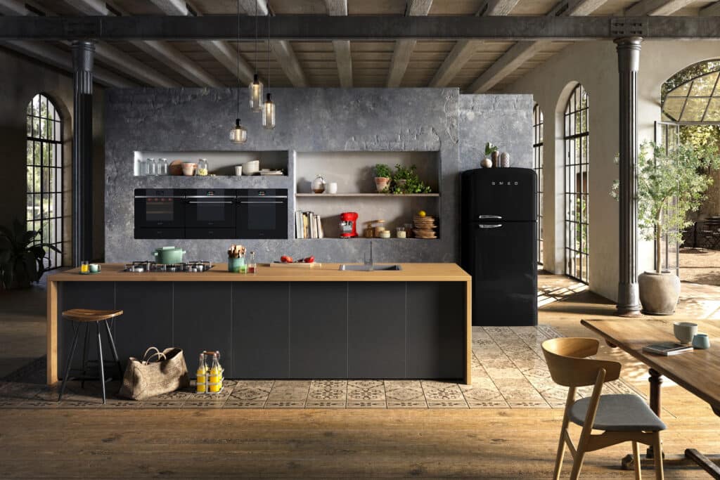 SMEG impressionne par la couleur et le noir