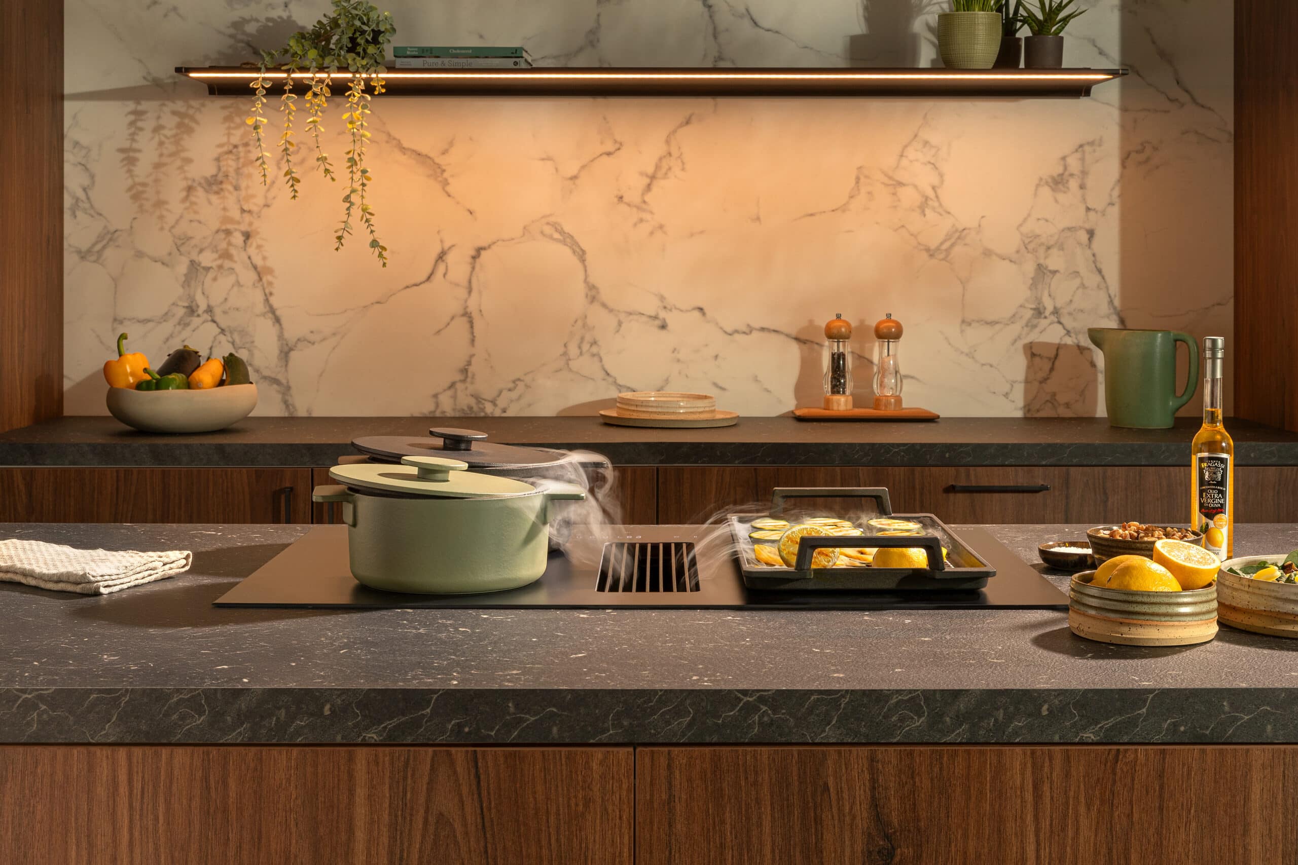 Les plaques de cuisson Novy Easy Matte Line et Undercover exposées à area30 4